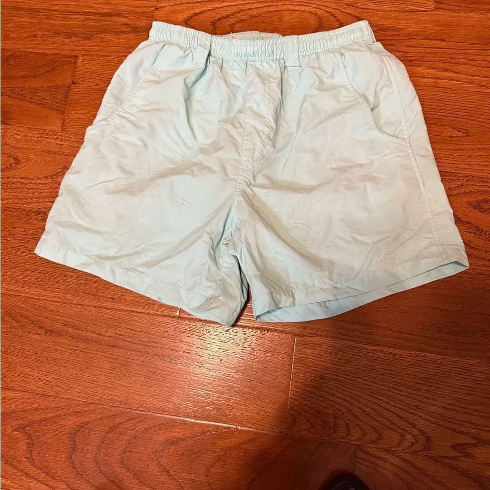 Men's Columbia size S seafoam swim trunks